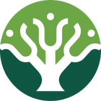 粗线条树干造型标志素材