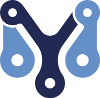 机械概念设计的M字母LOGO