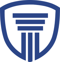 建筑和盾牌的标志设计