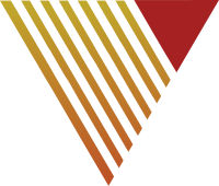 小三角形和线条构成的大三角形LOGO