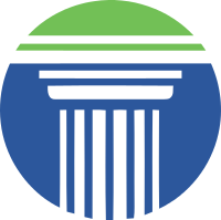 庄严的建筑顶角标志