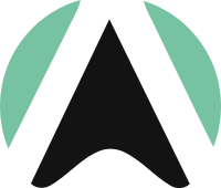 圆圈和尖尖的三角形标志