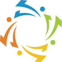 一组人物概念的抽象标志