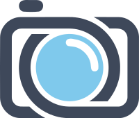 一款粗线条设计的相机标志