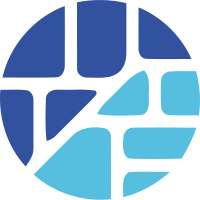 圆内区块概念设计的标志