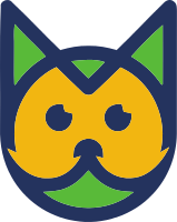 可爱的动物头像标志