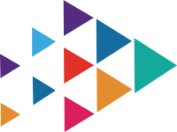 多三角形组成的鱼的标志