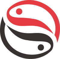 两只鱼互补标志